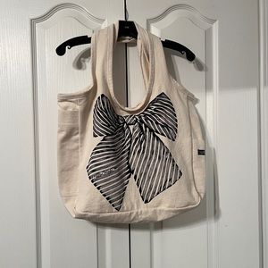Lauren Moshi Bow Canvas Tote
